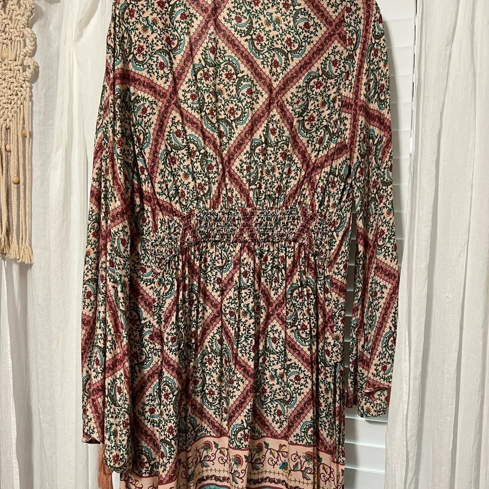 Bohemian Floral Kimono Duster - Picture 7 of 10